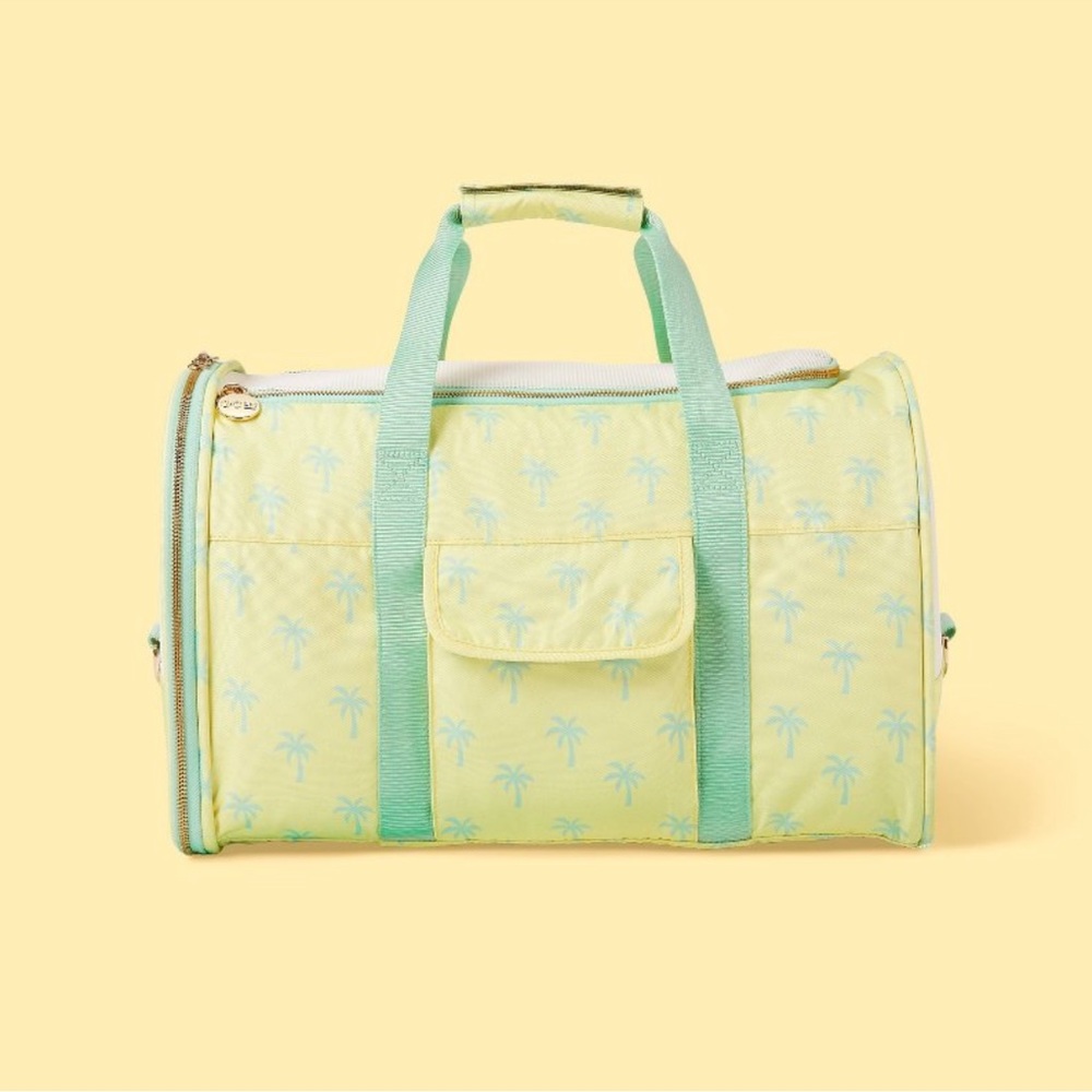 Stoney Clover Lane x Target Palm Tree Dog Carrier Light Yellow/Green S -